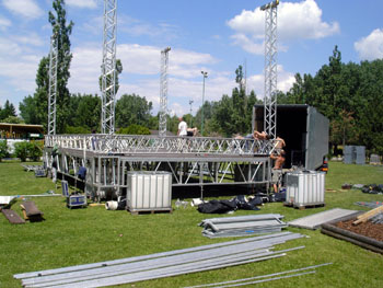 Open Air - Aufbau