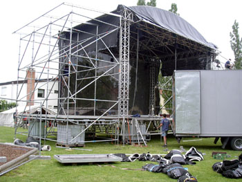 Open Air - Aufbau