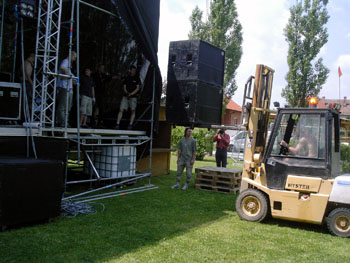 Open Air - Aufbau